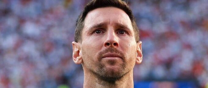 Lionel Messi cận mặt, mắt đỏ hoe, sau trận chung kết World Cup 2026